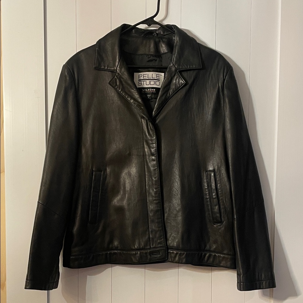 Wilsons Black Leather Jacket